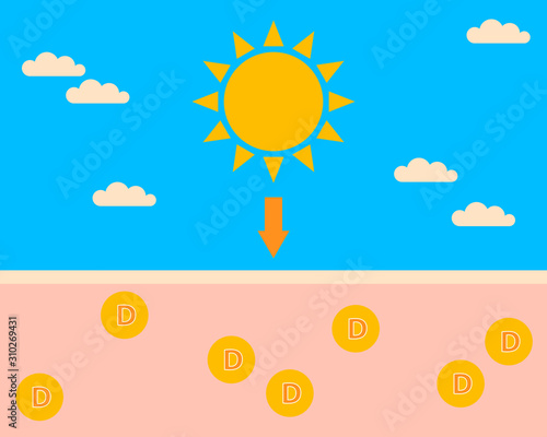 Sun, skin, vitamin d metabolism