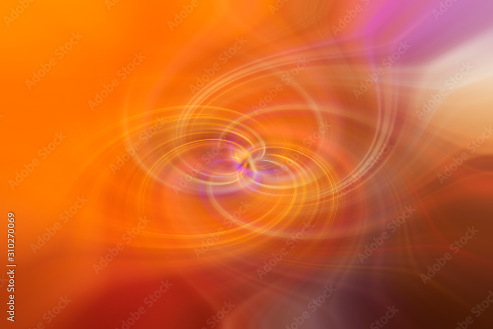 Obraz premium Swirling colours emanating from the center make an abstract background