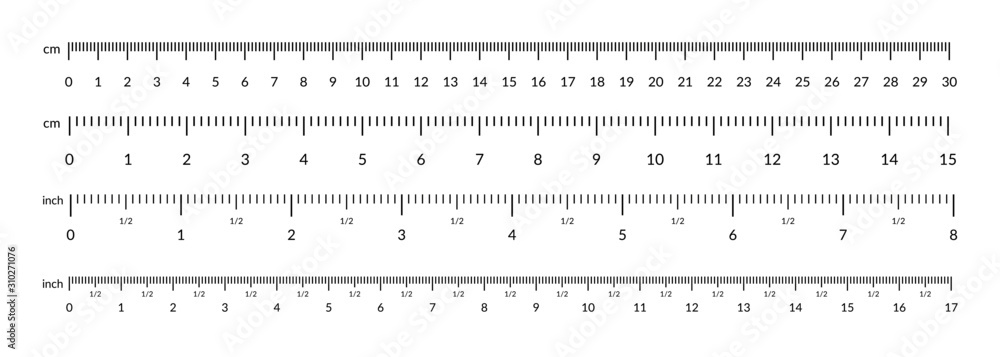 Inch Scale Chart