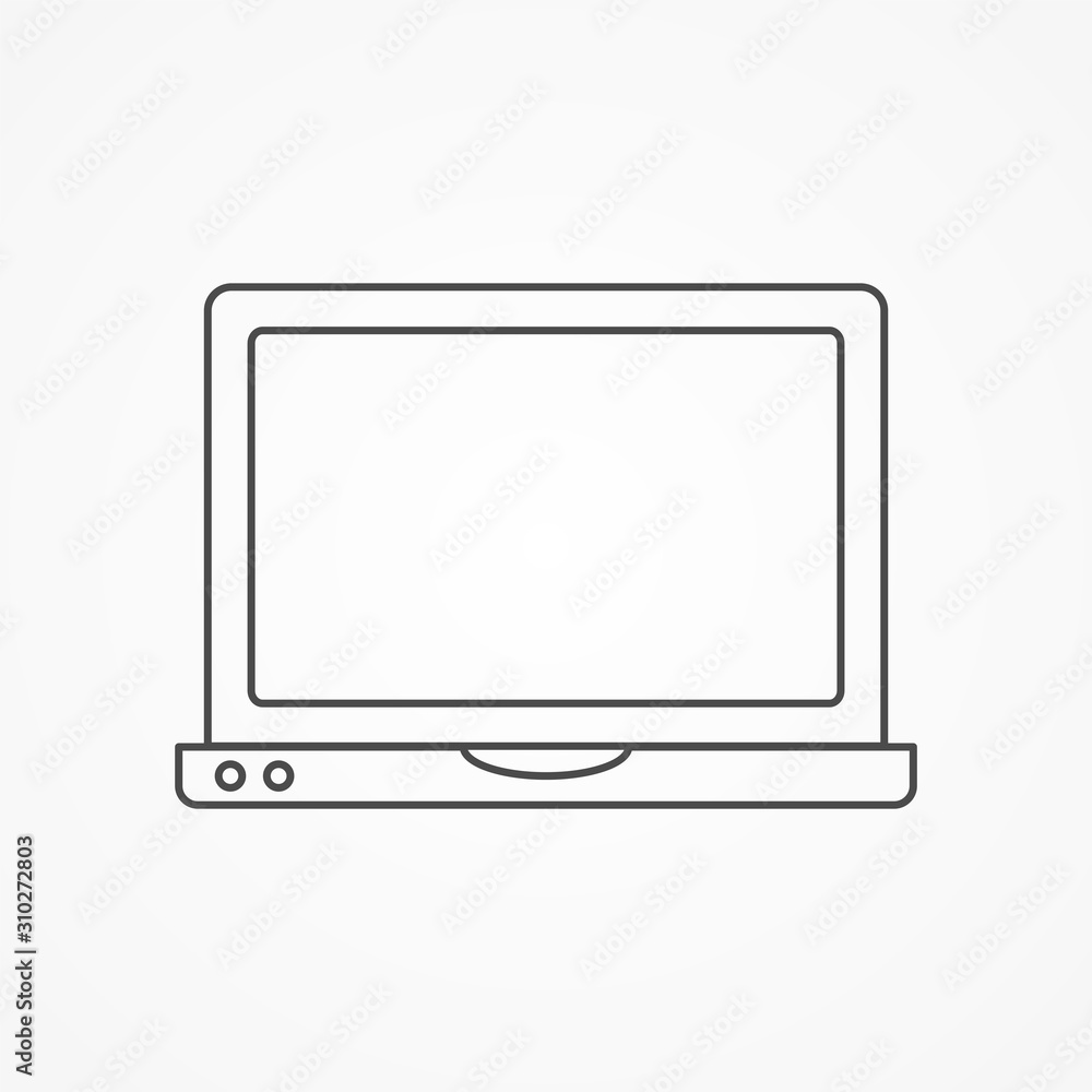 Laptop vector icon sign symbol Laptop vector icon sign symbol