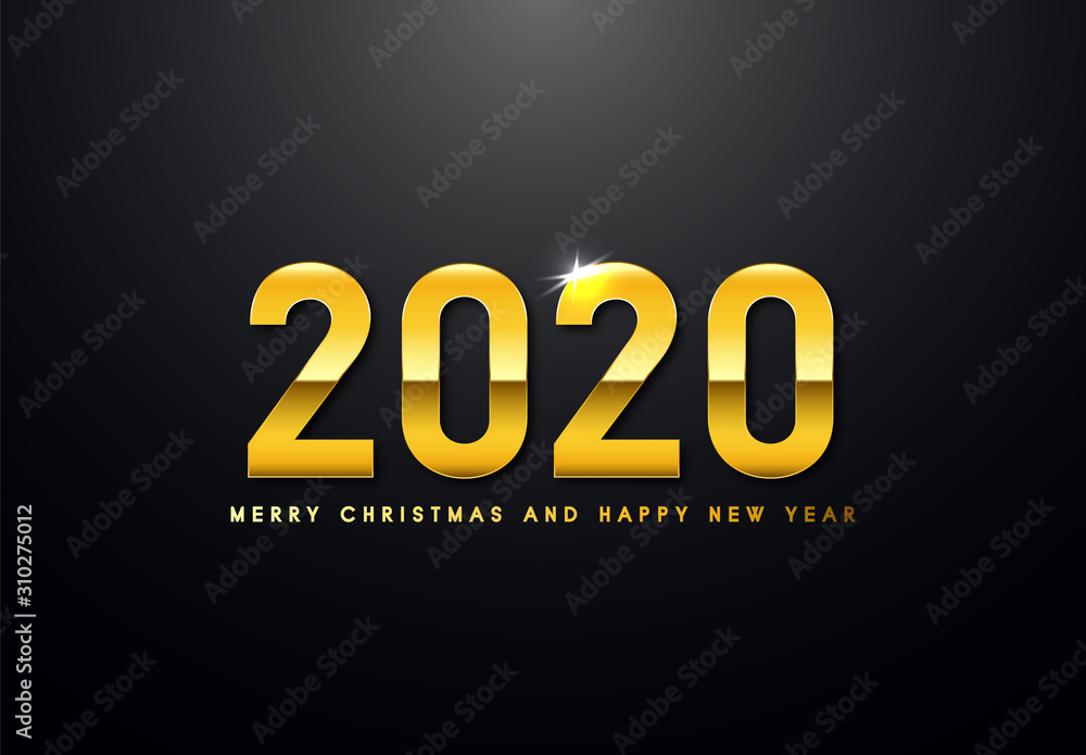 Merry Christmas and Happy New Year Backgorund