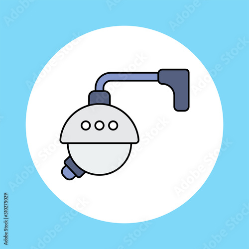 Security camera vector icon sign symbol