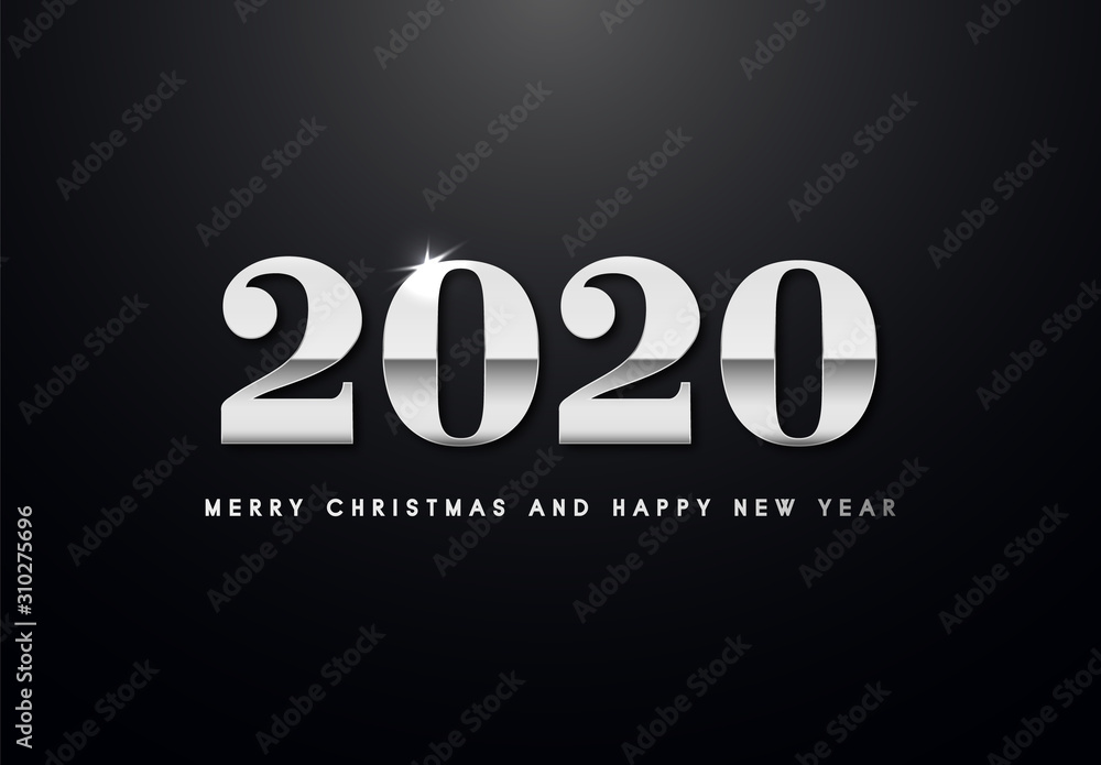 Merry Christmas and Happy New Year Backgorund