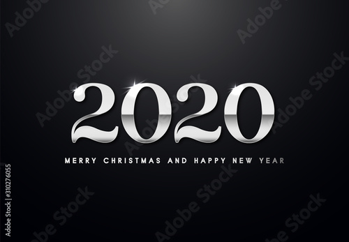 Obraz na płótnie Merry Christmas and Happy New Year Backgorund w salonie