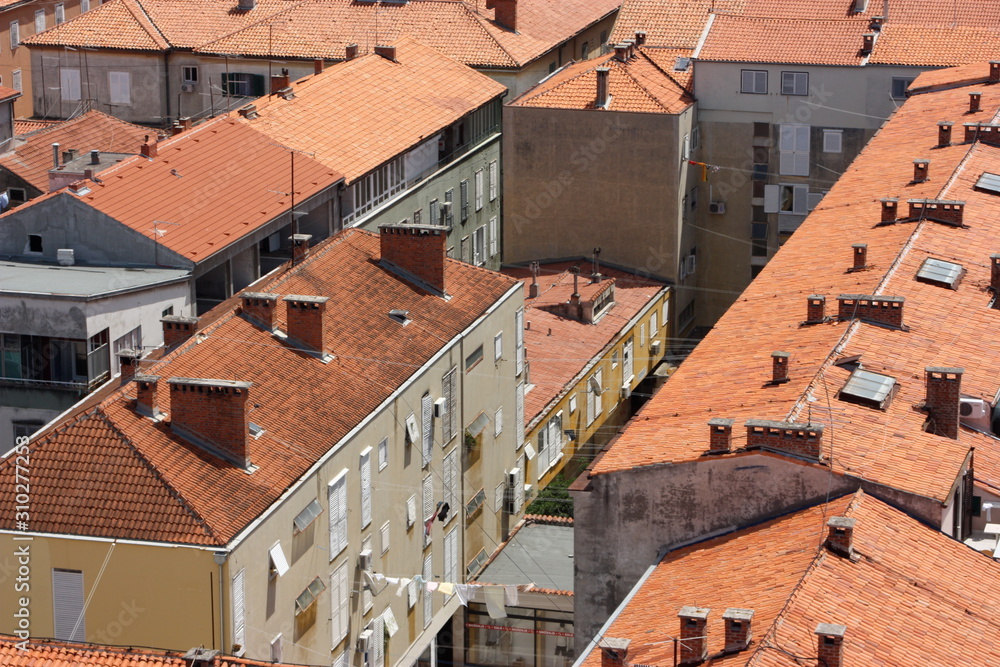 Rote Dächer in Kroatien