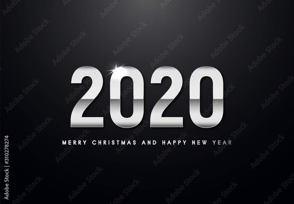 Merry Christmas and Happy New Year Backgorund