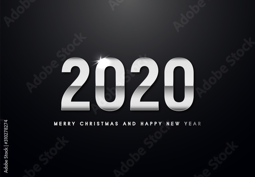 Obraz na płótnie Merry Christmas and Happy New Year Backgorund w salonie
