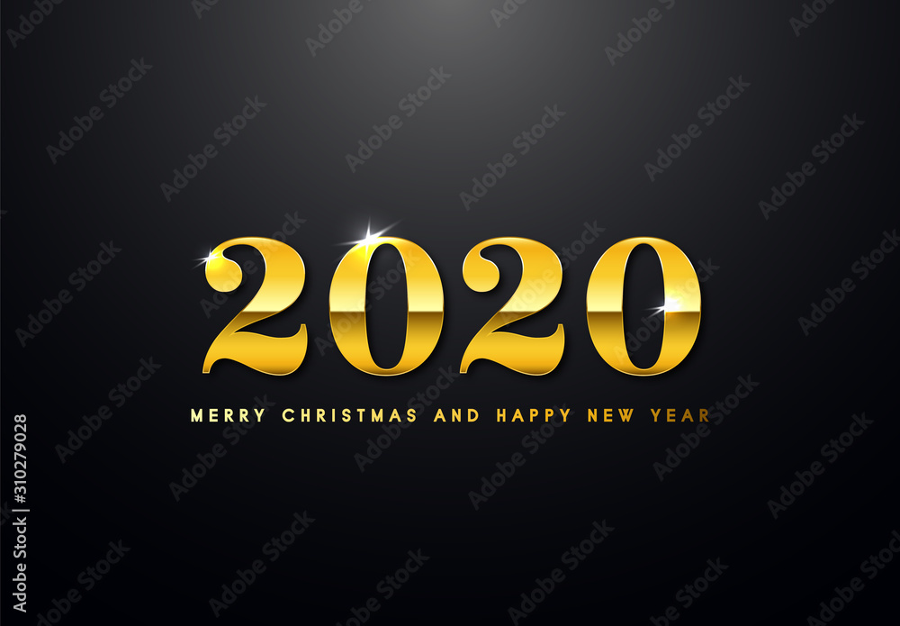 Merry Christmas and Happy New Year Backgorund