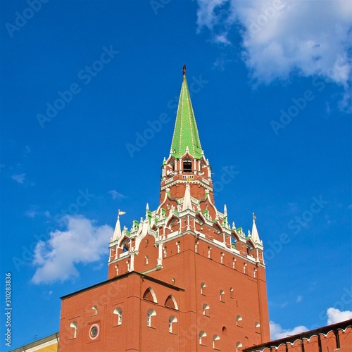 Trinity Tower of the Moscow Kremlin in Moscow, Russia
