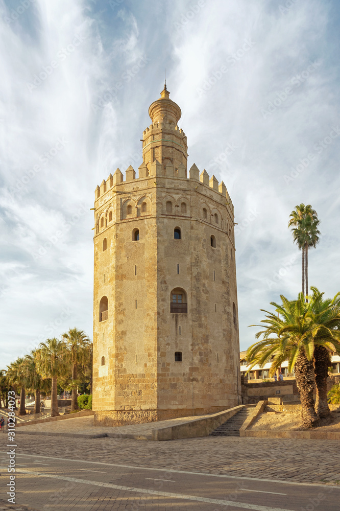 Torre del Oro, Tower of Gold, Seville, Spain