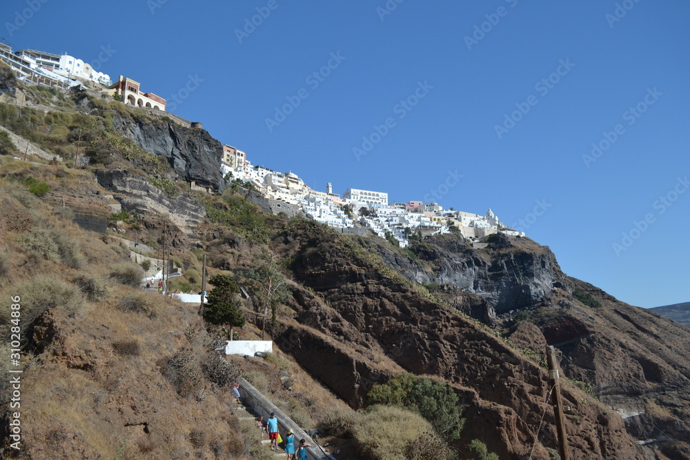 Naklejka premium Grecia Santorini