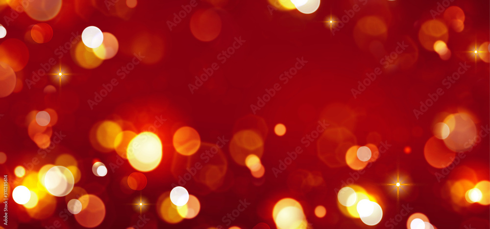 Abstract red Merry Christmas and New Year background. Celebration lights Abstract red Merry Christmas and New Year background. Celebration lights