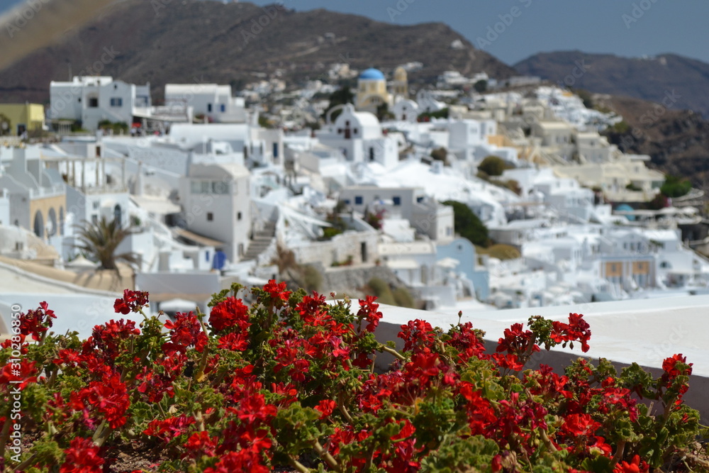 Fototapeta premium Grecia Santorini