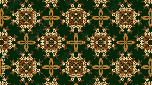 Vector Background of Batik Pattern , Batik Indonesian is a technique of wax-resist dyeing applied to whole cloth, or cloth made using this technique originated from Indonesia
