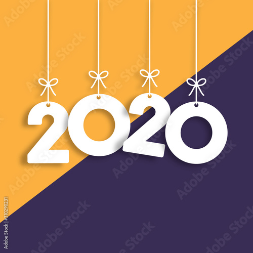 Obraz na płótnie Happy New Year Vector Backgorund w salonie