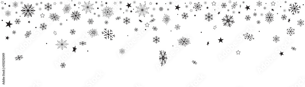 FLOCONS DE NEIGE DÉSORDONNÉS FLOCONS DE NEIGE DÉSORDONNÉS