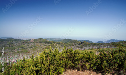 Vista panoramica di La Gomera - Parco Nazionale Garajonay