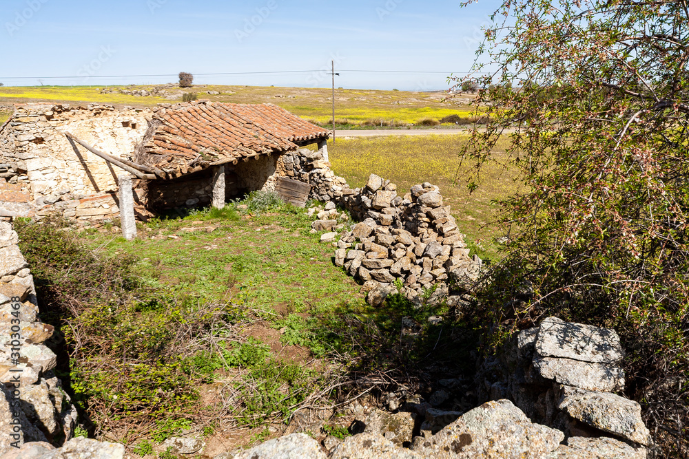 Landscape of the Montes de Toledo. Landscape of the Montes de Toledo.