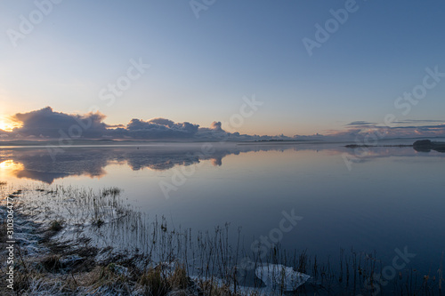 Orkney frost Loch