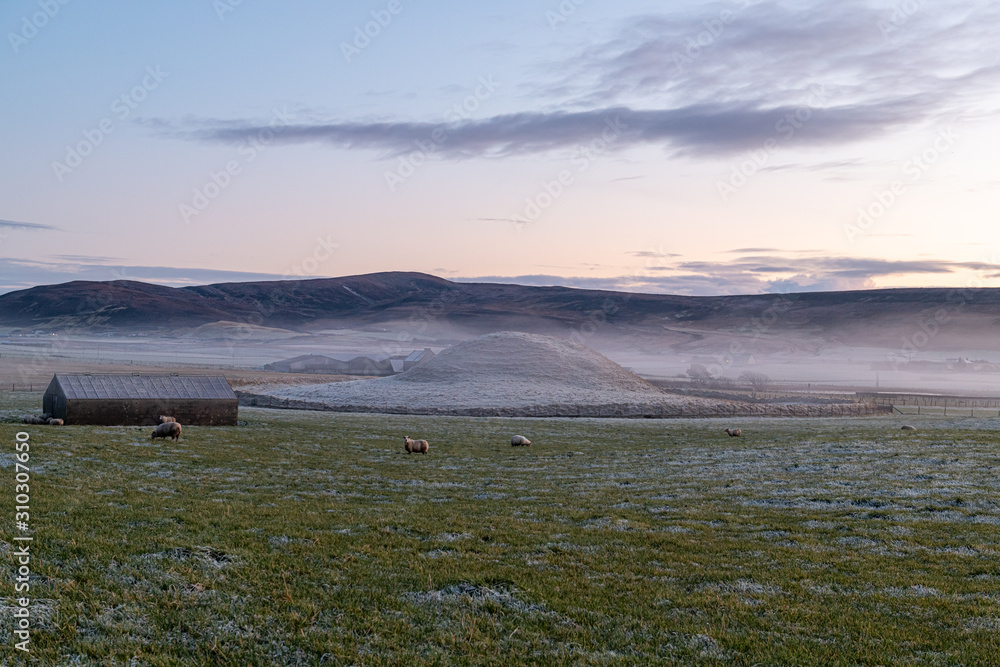 Fototapeta premium Orkney frost Loch