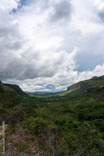 Landscape at the Serra da Canastra National Park in Brazil
