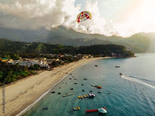   Aerial View of Puerto Galera, The Philippines photo