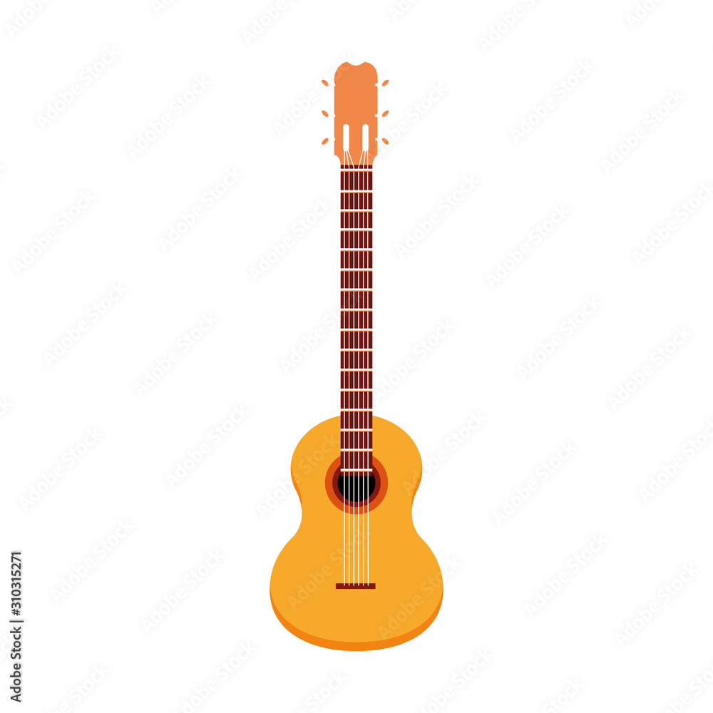 Isolated guitar instrument vector design Isolated guitar instrument vector design
