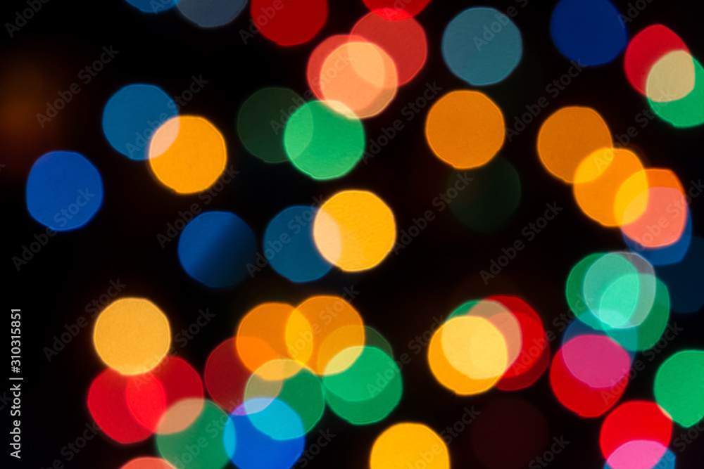 Abstract texture of glittering lights, light bokeh background
