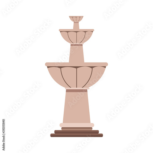Obraz na plátne Isolated mexican water fount vector design