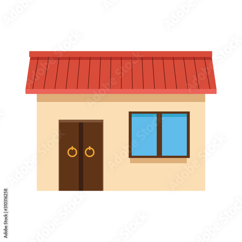 Isolated mexican house vector design