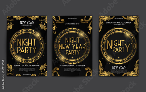 New Year Luxury Poster Template