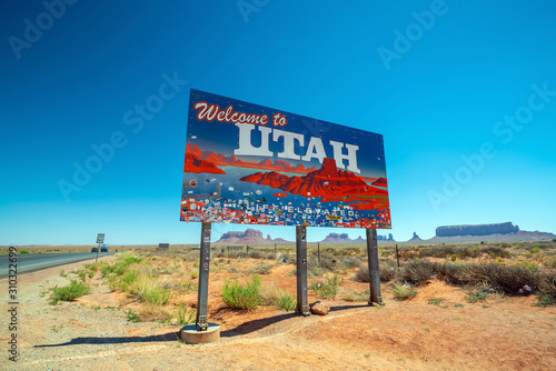Welcome to Utah sign in USA