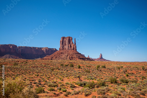 Monument Valley on the border between Arizona and Utah in USA © f11photo