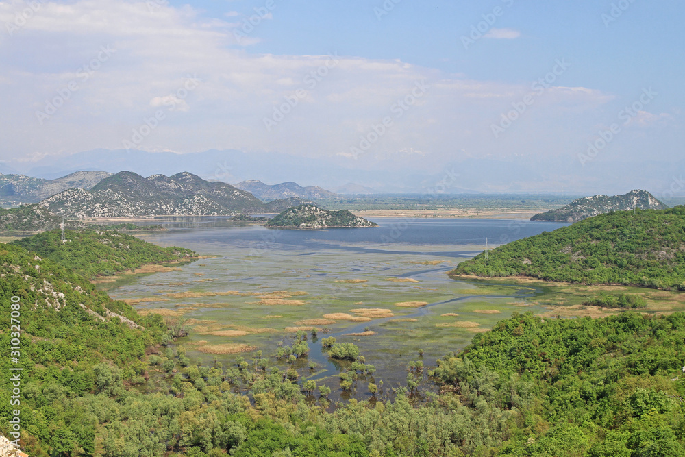 Skadar Lake Nature Panorama in Montenegro Skadar Lake Nature Panorama in Montenegro