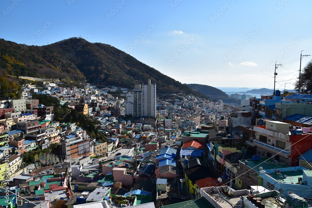 The view of Busan in South Korea