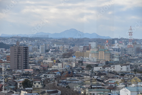 The view of Hachinohe in Japan