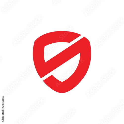 letter s shield simple design vector Free Download letter s shield simple design vector - GFXLoad