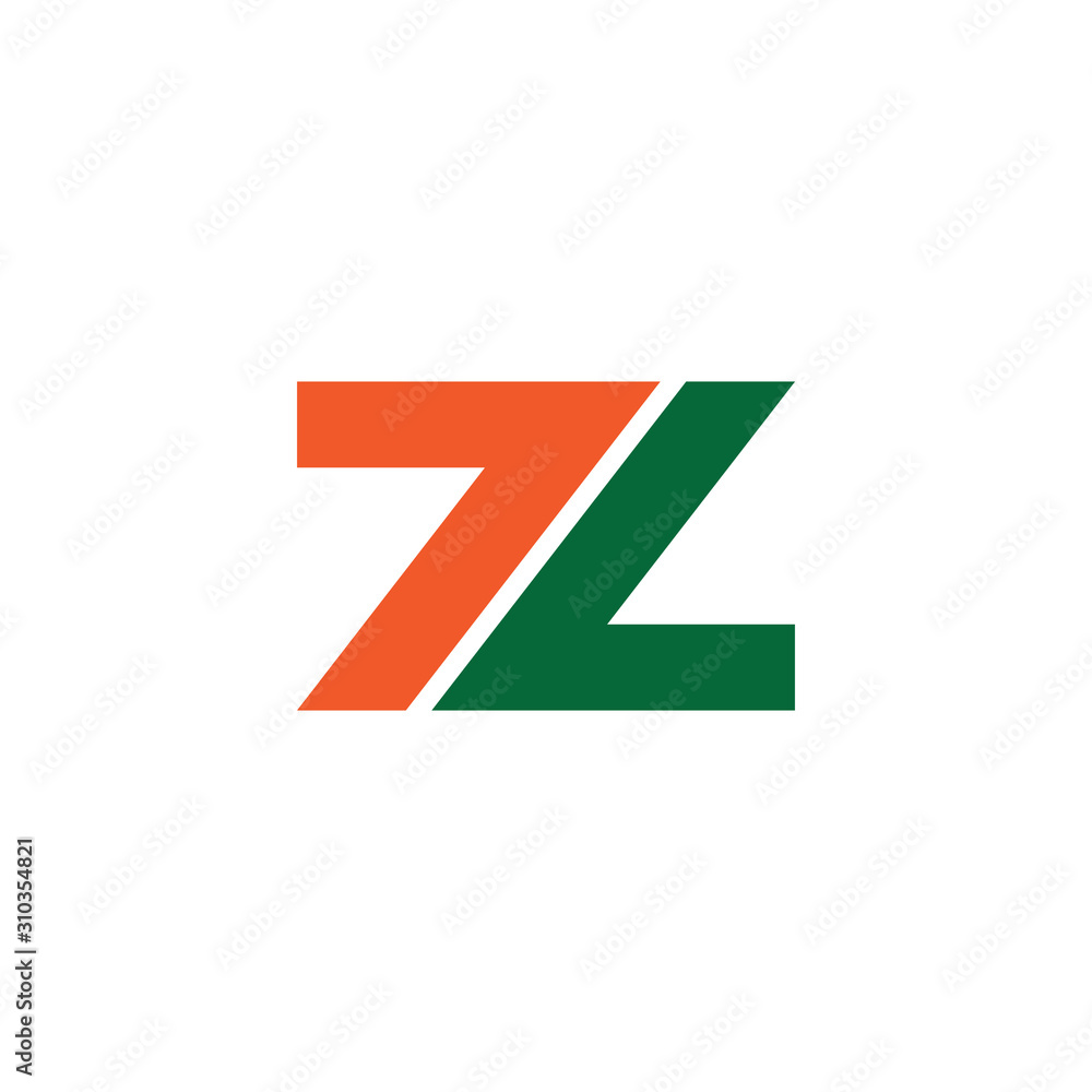 abstract letter z opposite arrow geometric design vector abstract letter z opposite arrow geometric design vector