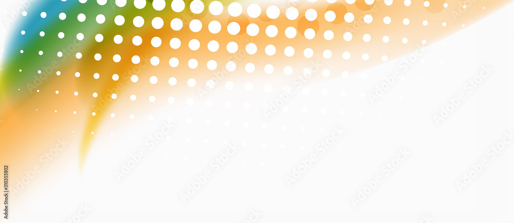 custom made wallpaper toronto digitalTrendy abstract wave blur pattern, multicolored lines on white background for wallpaper design. Colorful background vector. Creative vector element.