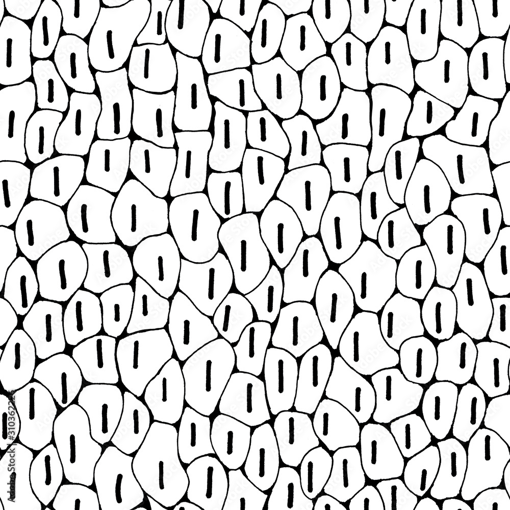 Seamless pattern with abstract simple elements, mosaic on a white background. Hand drawn doodle illustration with lines. Design template, fabric, wallpaper, cover, packaging, wrapper, print. Seamless pattern with abstract simple elements, mosaic on a white background. Hand drawn doodle illustration with lines. Design template, fabric, wallpaper, cover, packaging, wrapper, print.
