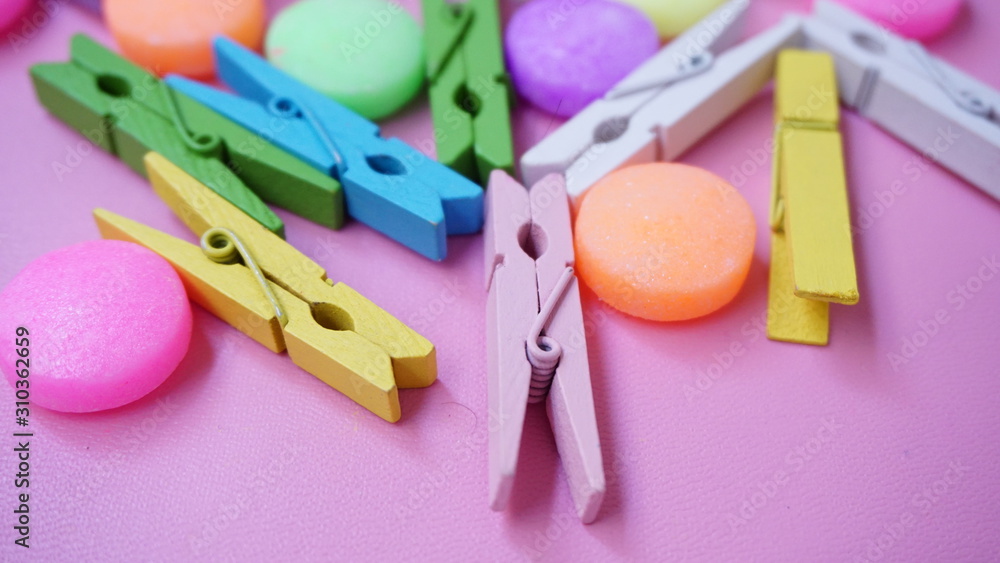 Naklejka premium a collection of unique and colorful objects