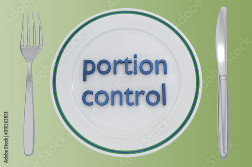 portion control concept