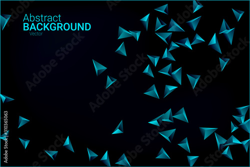 
Triangular background.