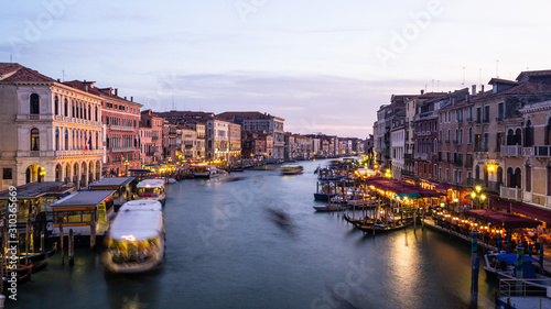 Long exposure of the Grand Canal in Venice