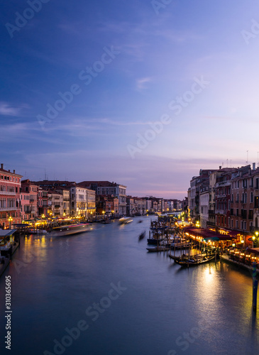 Long exposure of the Grand Canal in Venice, Italy © Pj Sampson