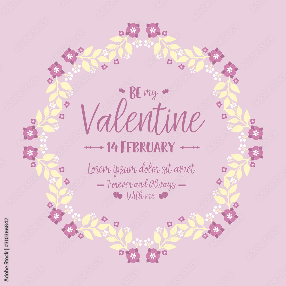 Pattern wallpaper of cards happy valentine, with pink floral frame decoration elegant.Vector Pattern wallpaper of cards happy valentine, with pink floral frame decoration elegant.Vector