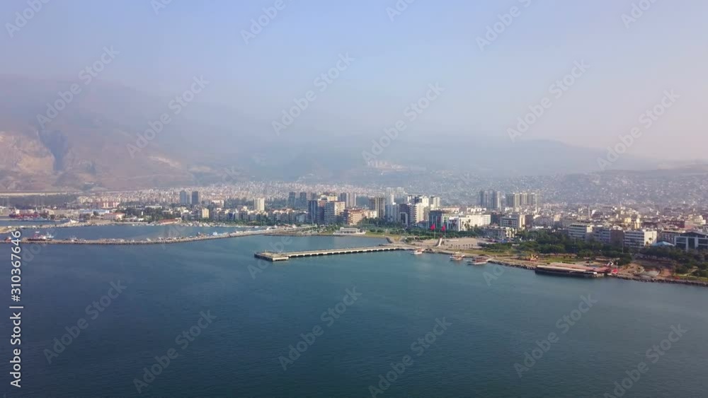 Aerial city view of Iskenderun Internatinal Trade Port, Hatay, Turkey Aerial city view of Iskenderun Internatinal Trade Port, Hatay, Turkey