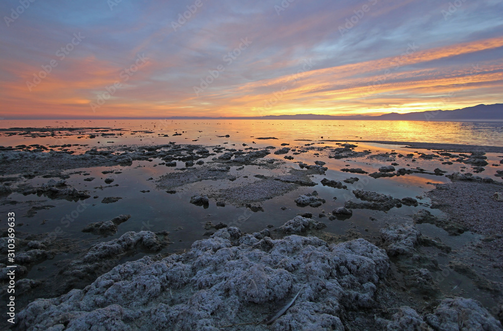 Sunset on the Salton Sea Sunset on the Salton Sea