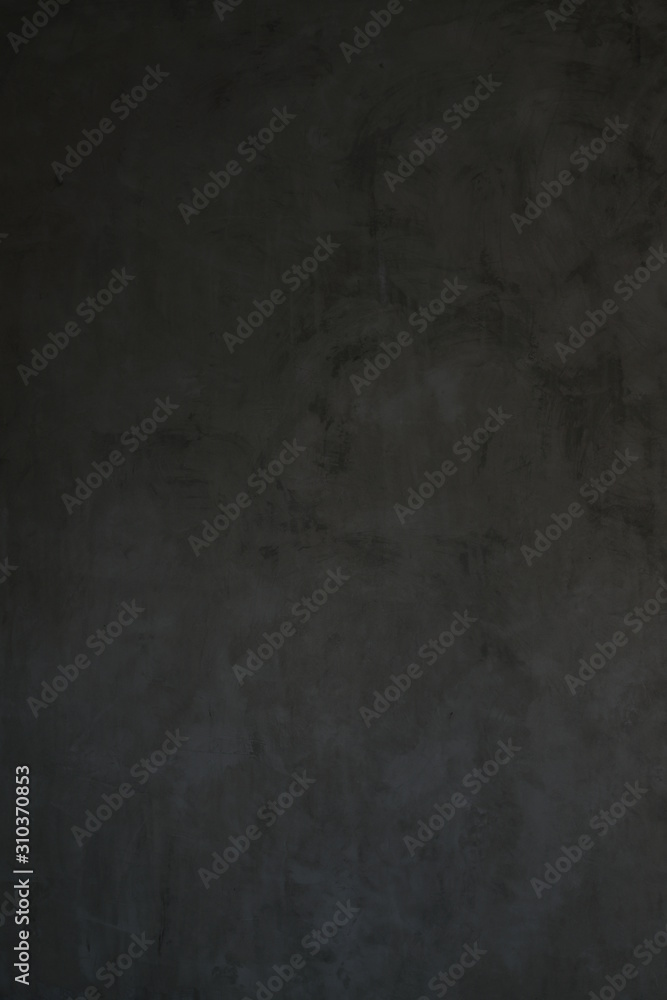 Black concrete wall, old grunge texture, loft style