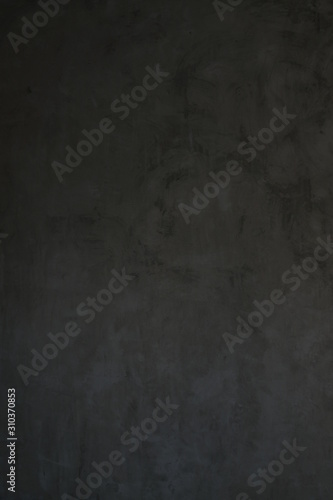Black concrete wall, old grunge texture, loft style © Rattana